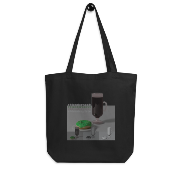 #blendernoob Eco Tote - Black Only - Image 2